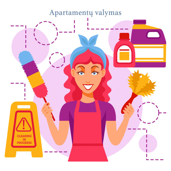 Nuomuojamų apartamentų valymas🧼